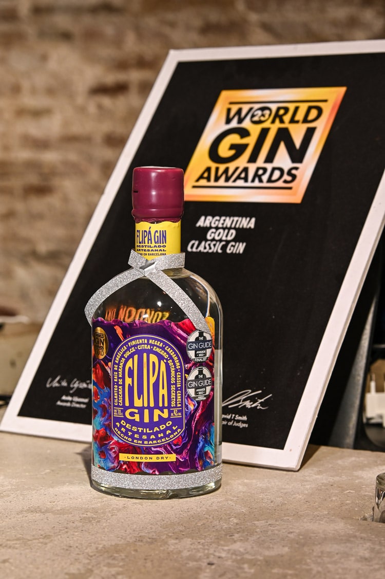Flipá Craft Gin el gin ganador de medalla de oro, hecho en Barcelona