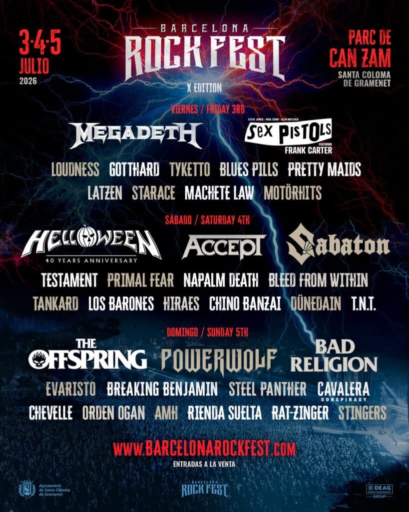 Cartel Rock Fest Barcelona 2026
