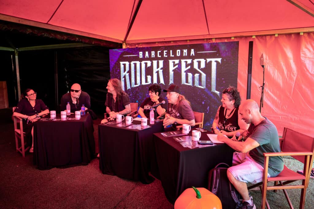 Helloween en Rock Fest Barcelona 2026 rueda de prensa